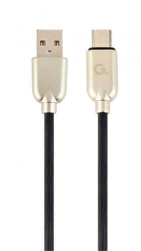 Photos - Cable (video, audio, USB) Cablexpert Кабель  USB - USB Type-C V 2.0 , 2.1 А, преміум, 1 м, чорни (M/M)