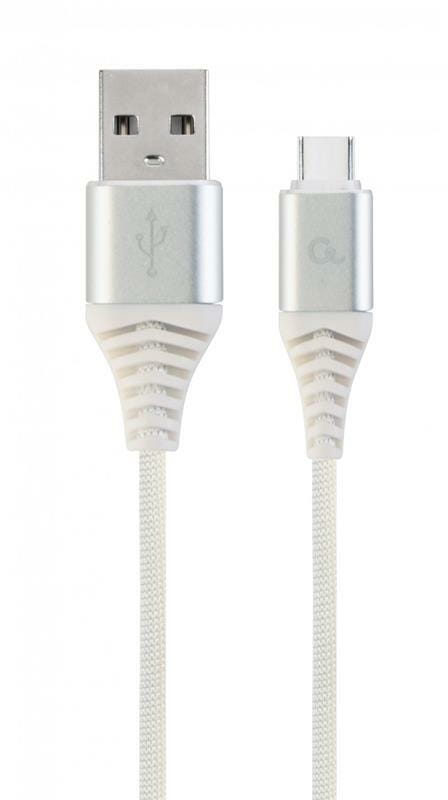 Кабель Cablexpert USB - USB Type-C V 2.0 (M/M), премиум, 1 м, белый  (CC-USB2B-AMCM-1M-BW2)