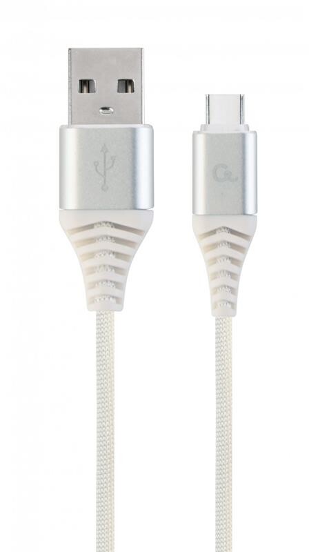 Кабель Cablexpert USB - USB Type-C V 2.0 (M/M), премиум, 1 м, белый  (CC-USB2B-AMCM-1M-BW2)