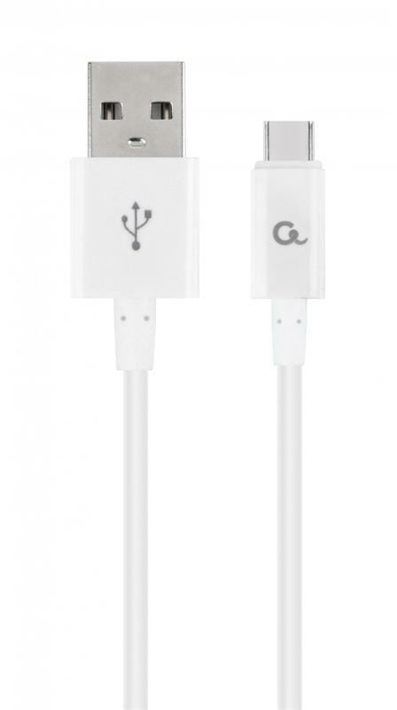 Кабель Cablexpert USB - USB Type-C V 2.0 (M/M), премиум, 1 м, белый (CC-USB2P-AMCM-1M-W)