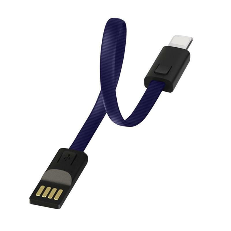 Кабель ColorWay USB - Lightning (M/M), 2.4 А, 0.22 м, Blue (CW-CBUL021-BL)
