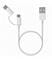 Фото - Кабель Xiaomi USB-MicroUSB-USB Type-C, 1м White (338004) | click.ua