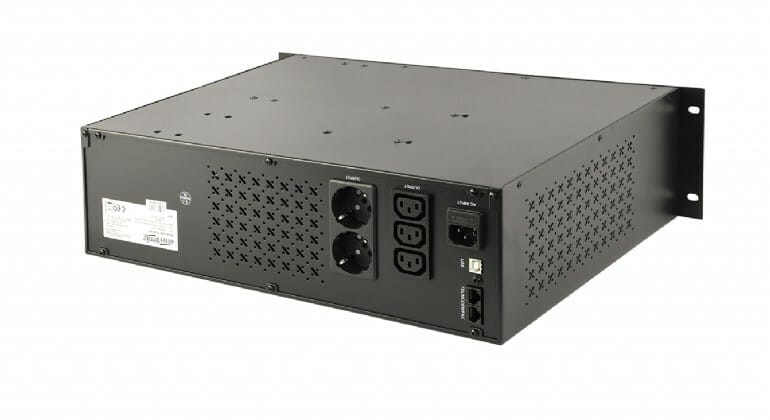 ИБП EnerGenie UPS-RACK-1500 1500VA, Line Int., AVR, 3xIEC+2xSchuko, USB, LCD, RJ11