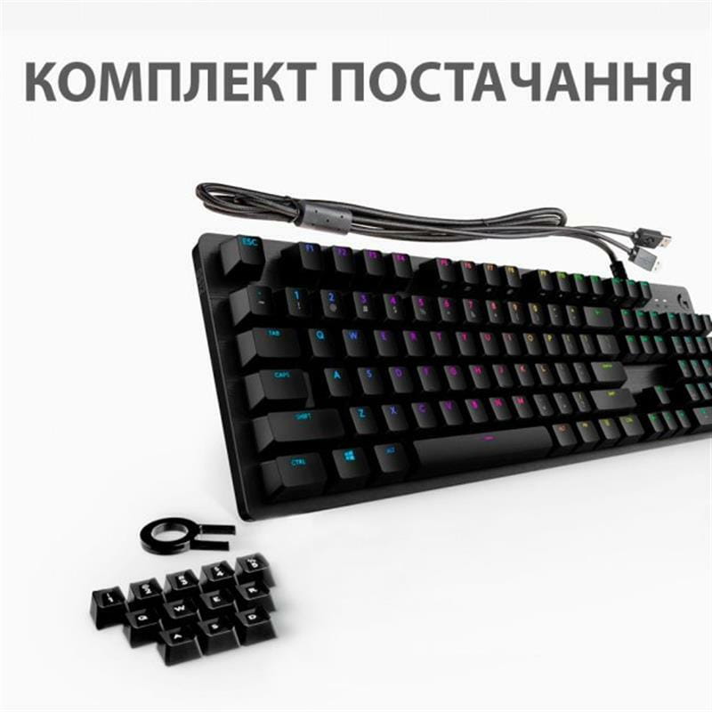 Клавиатура Logitech G512 Carbon Lightsync RGB Mechanical Black (920-008946)