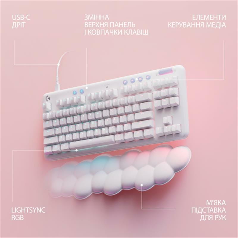 Клавиатура Logitech G713 Linear White (920-010678)