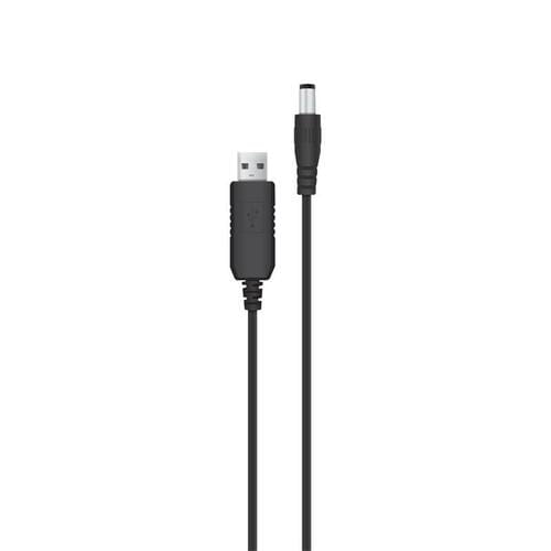 Photos - Cable (video, audio, USB) ACCLAB Кабель живлення  USB - DC , 5.5х2.1 мм, 5V, 1.5A, 1 м, Black (1 (M/M)