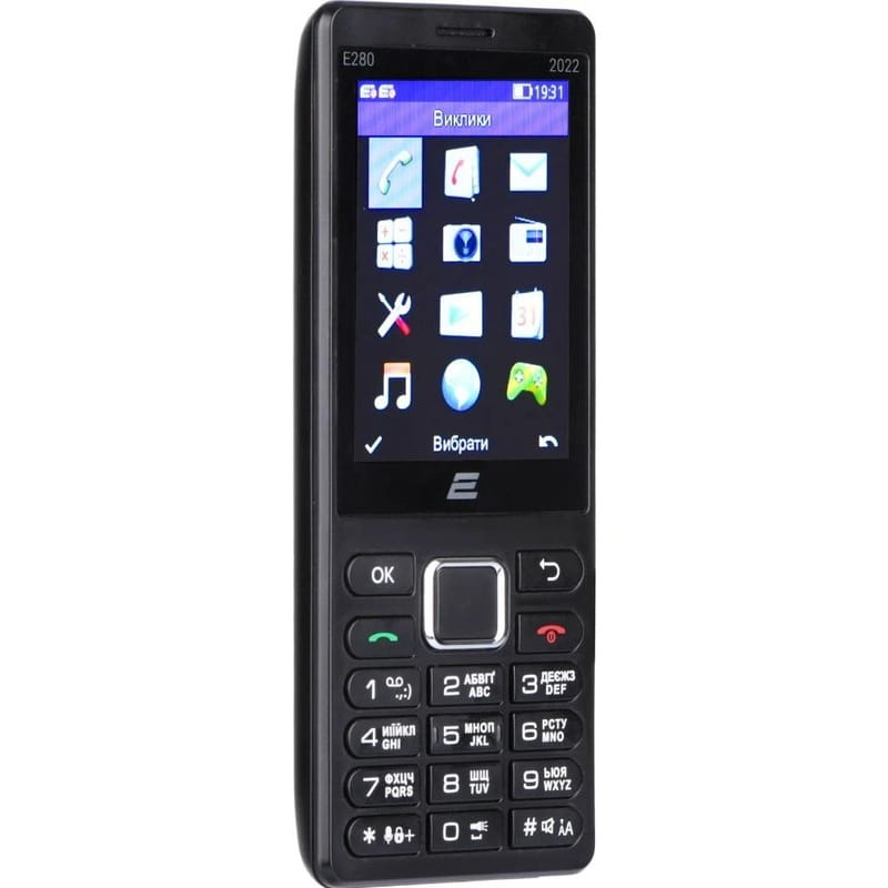 Мобильный телефон 2E E280 2022 Dual Sim Black (688130245210)