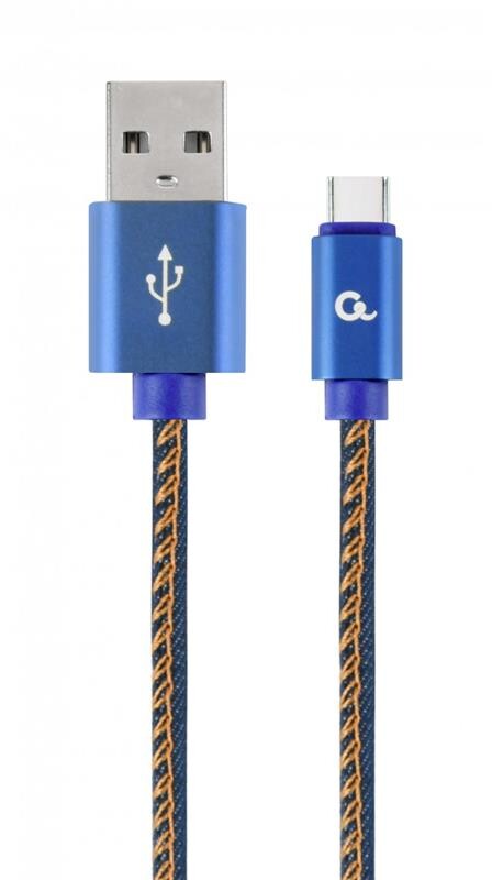 Кабель Cablexpert USB - USB Type-C V 2.0 (M/M), 1 м, синій (CC-USB2J-AMCM-1M-BL)