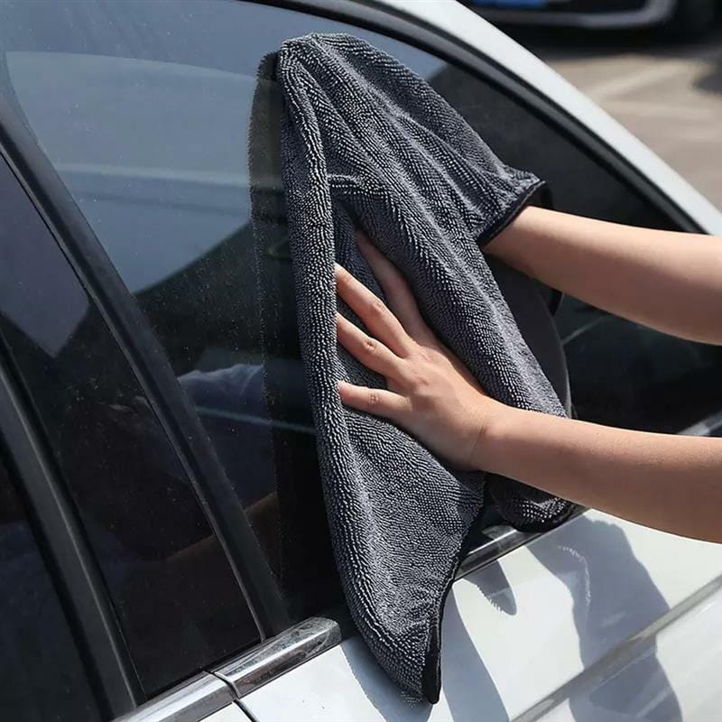 Микрофибра (автополотенце) ColorWay автомобильная универсальная Extra Dry 1200gsm 40х40см серая (CW-4412)