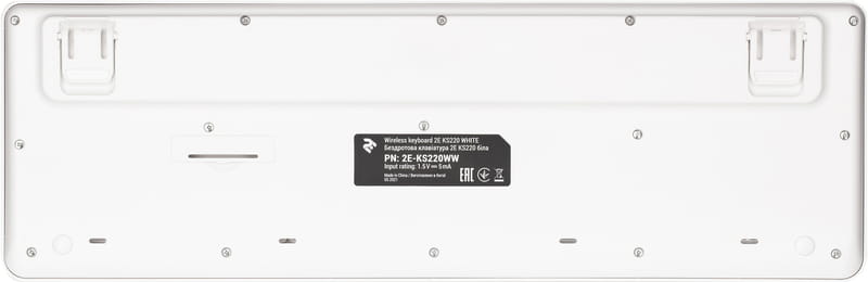 Клавиатура беспроводная 2E KS220 WL Ukr White (2E-KS220WW)