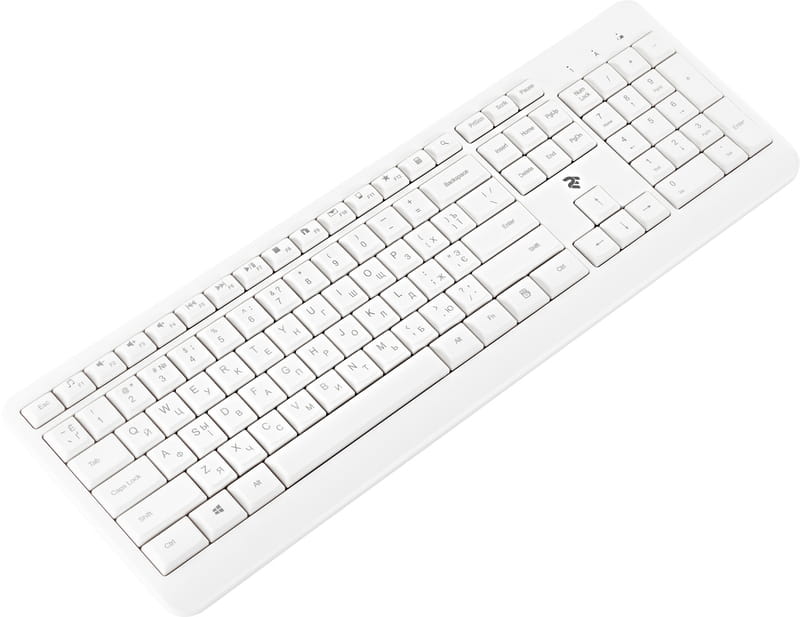 Клавиатура беспроводная 2E KS220 WL Ukr White (2E-KS220WW)