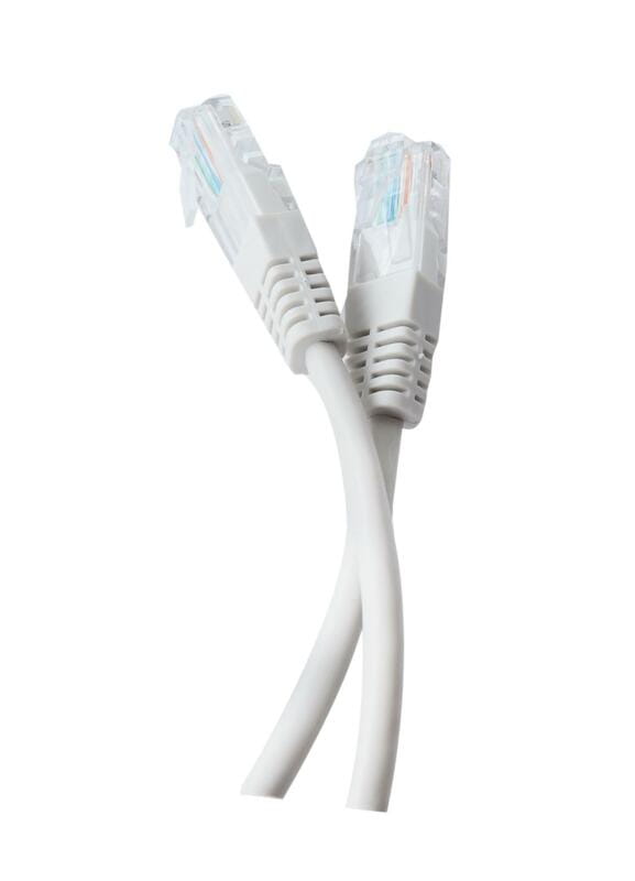 Патч-корд литой Tecro UTP-RJ45-0500, RJ45, Cat.5e, 5m, серый
