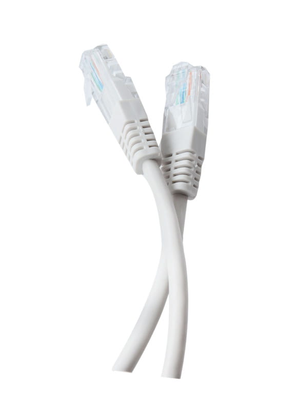 Патч-корд литой Tecro UTP-RJ45-1000, RJ45, Cat.5e, 10m, серый