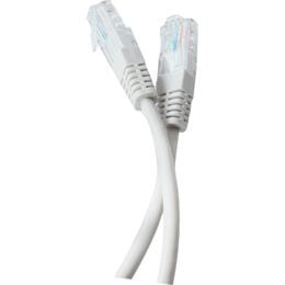 Патч-корд литой Tecro UTP-RJ45-2000, RJ45, Cat.5e, 20m, серый