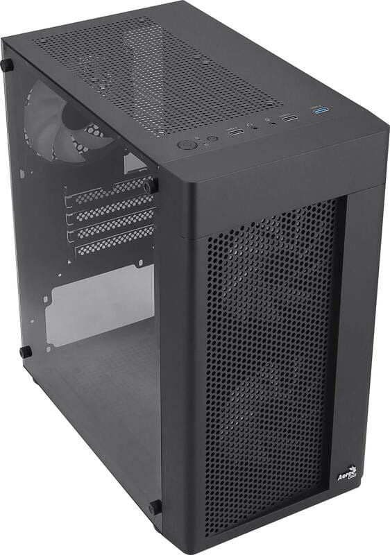 Корпус AeroCool Hexform-G-BK-v2 (ACCS-PV38033.11) Black без БП