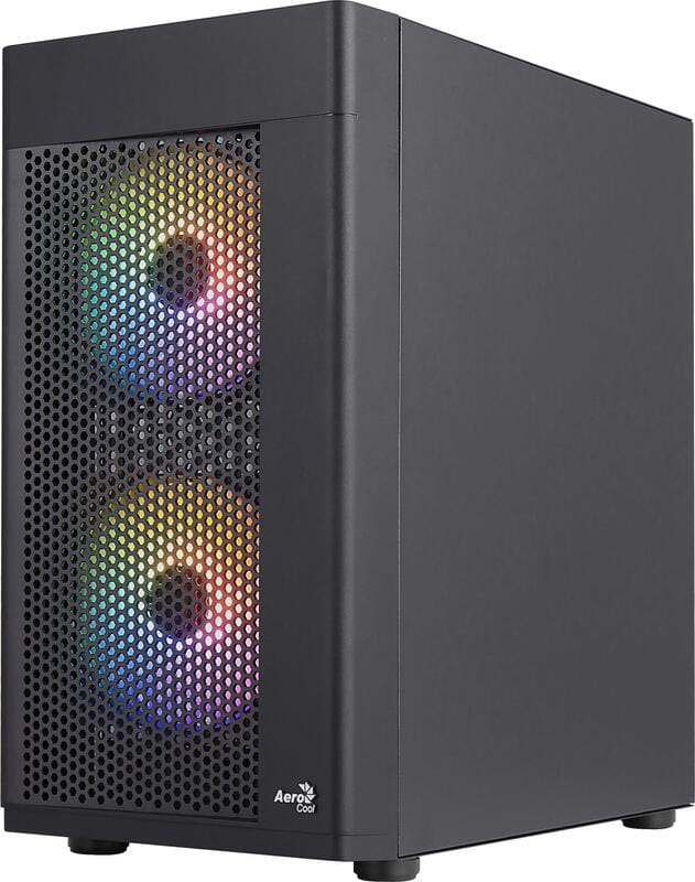Корпус AeroCool Hexform-G-BK-v2 (ACCS-PV38033.11) Black без БП