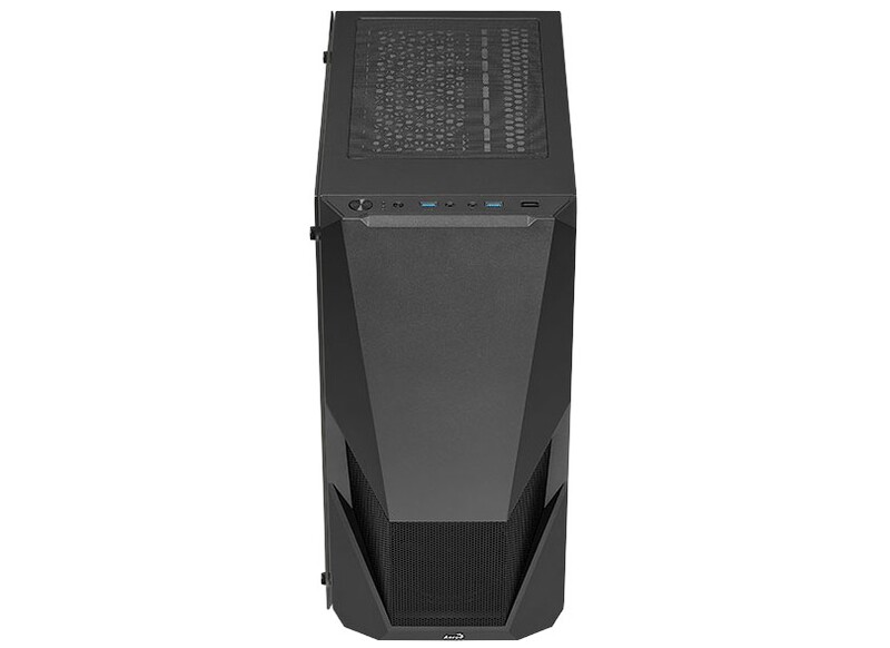 Корпус AeroCool Zauron Saturn FRGB-G-BK-v2 (ACCM-PV23023.11) Black без БЖ