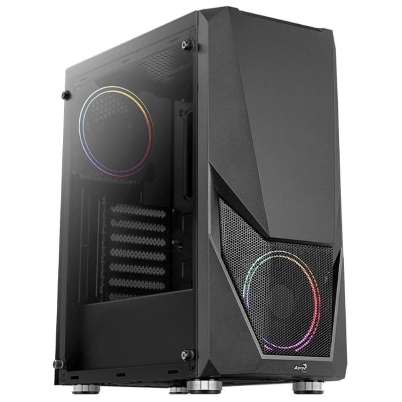 Корпус AeroCool Zauron Saturn FRGB-G-BK-v2 (ACCM-PV23023.11) Black без БП