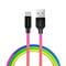 Фото - Кабель ColorWay USB - micro USB (M/M), 2.4 А, 1 м, Multicolor (CW-CBUM017-MC) | click.ua