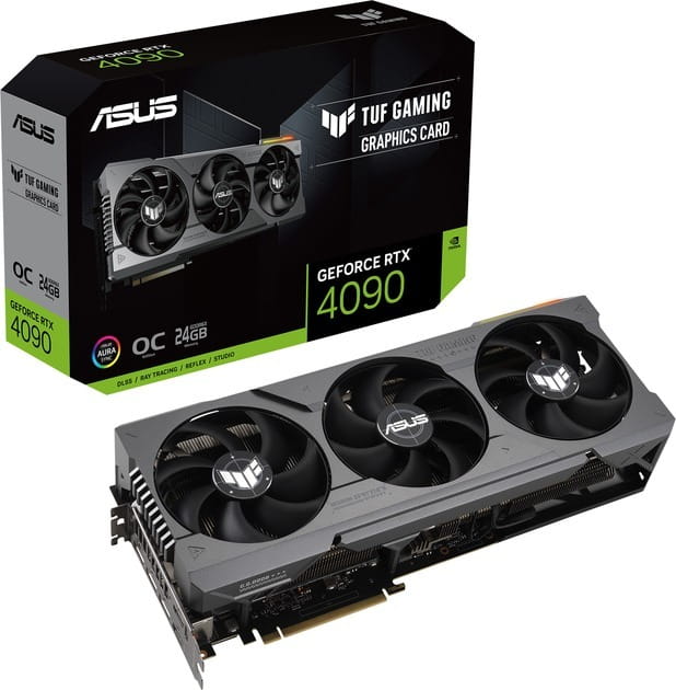 Відеокарта GF RTX 4090 24GB GDDR6X TUF Gaming OC Asus (TUF-RTX4090-O24G-GAMING)