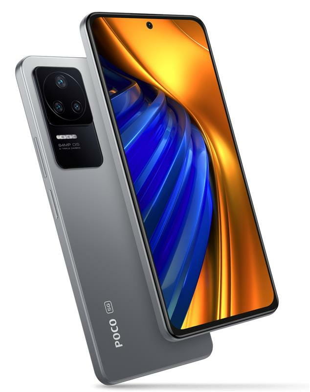 Смартфон Xiaomi Poco F4 8/256GB Dual Sim Moonlight Silver