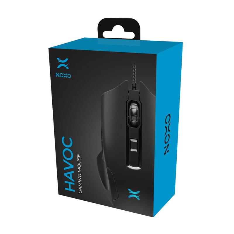 Мышь Noxo Havoc Gaming mouse Black USB (4770070881934)
