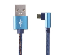 Кабель Cablexpert USB - micro USB V 2.0 (M/M), премиум, 1 м, синий (CC-USB2J-AMmBML-1M-BL)