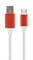 Фото - Кабель Cablexpert USB - USB Type-C V 2.0 (M/M), преміум, 1 м, білий (CC-USB-CMLED-1M) | click.ua
