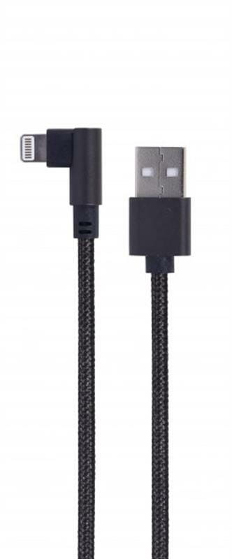 Кабель Cablexpert USB - Lightning (M/M), 0.2 м, черный (CC-USB2-AMLML-0.2M)
