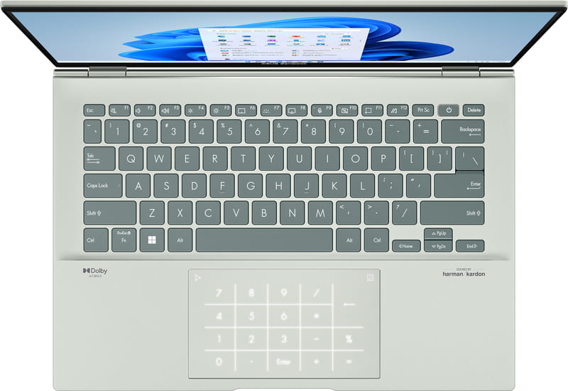Ноутбук Asus ZenBook 14 UX3402ZA-KP416W (90NB0WC2-M00W10) Aqua Celadon