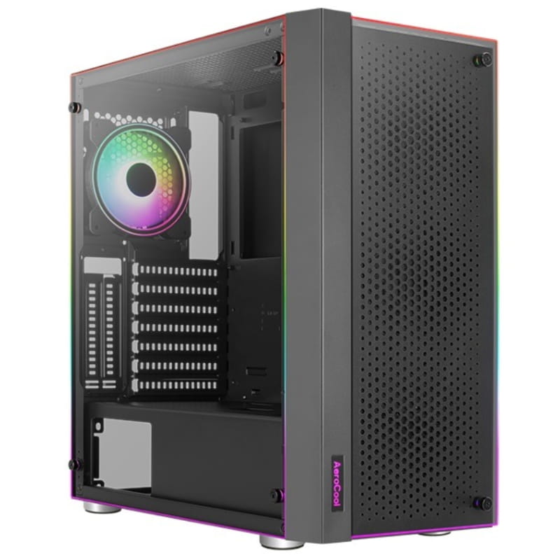 Корпус AeroCool Skribble-G-BK-v1 (ACCM-PB28033.11) Black без БЖ