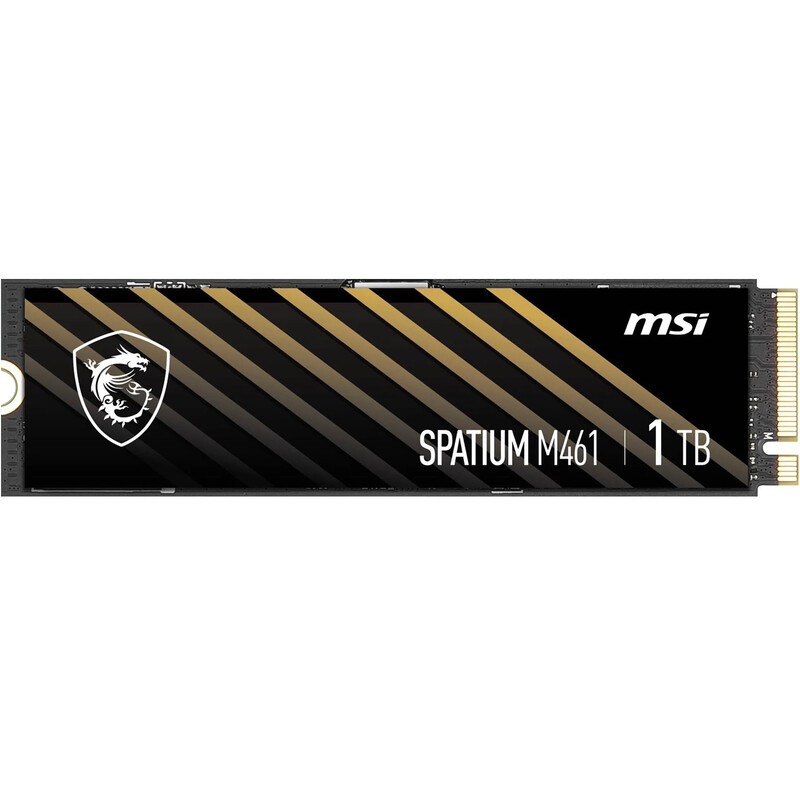 Накопитель SSD 1TB MSI Spatium M461 M.2 2280 PCIe 4.0 x4 NVMe 3D NAND TLC (S78-440L1D0-P83)