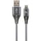 Фото - Кабель Cablexpert USB - USB Type-C V 2.0 (M/M), преміум, 1 м, сірий (CC-USB2B-AMCM-1M-WB2) | click.ua