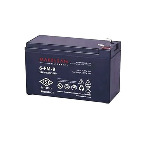 Фото - Батарея для ДБЖ Makelsan Акумуляторна батарея  12V 9AH  AGM 6-FM-9/29065 (6-FM-9/29065)