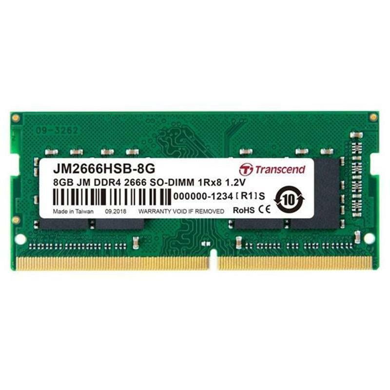Модуль памяти SO-DIMM 8GB/2666 DDR4 Transcend JetRam (JM2666HSB-8G)