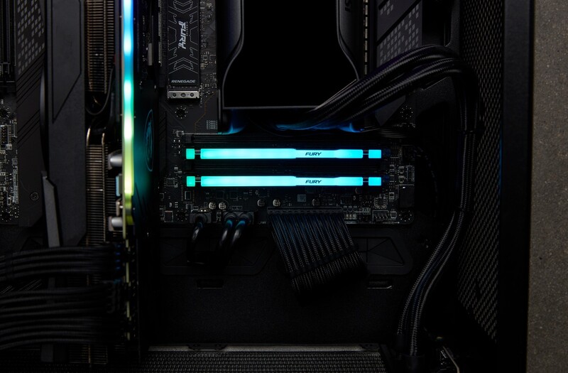 Модуль пам`яті DDR5 32GB/5200 Kingston Fury Beast RGB Black (KF552C40BBA-32)