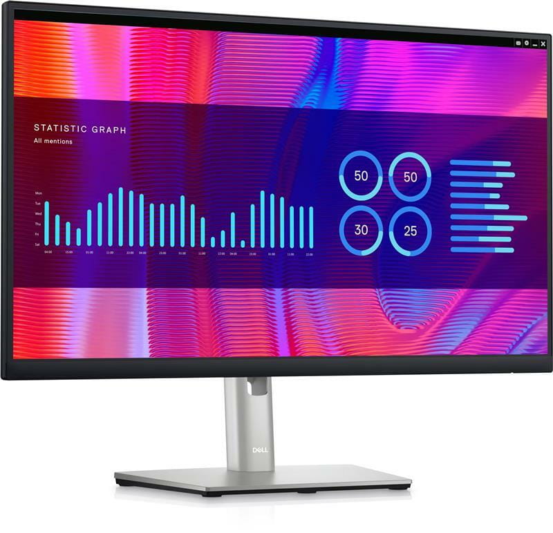 Монитор Dell 23.8" P2423DE (210-BDDW) IPS Black