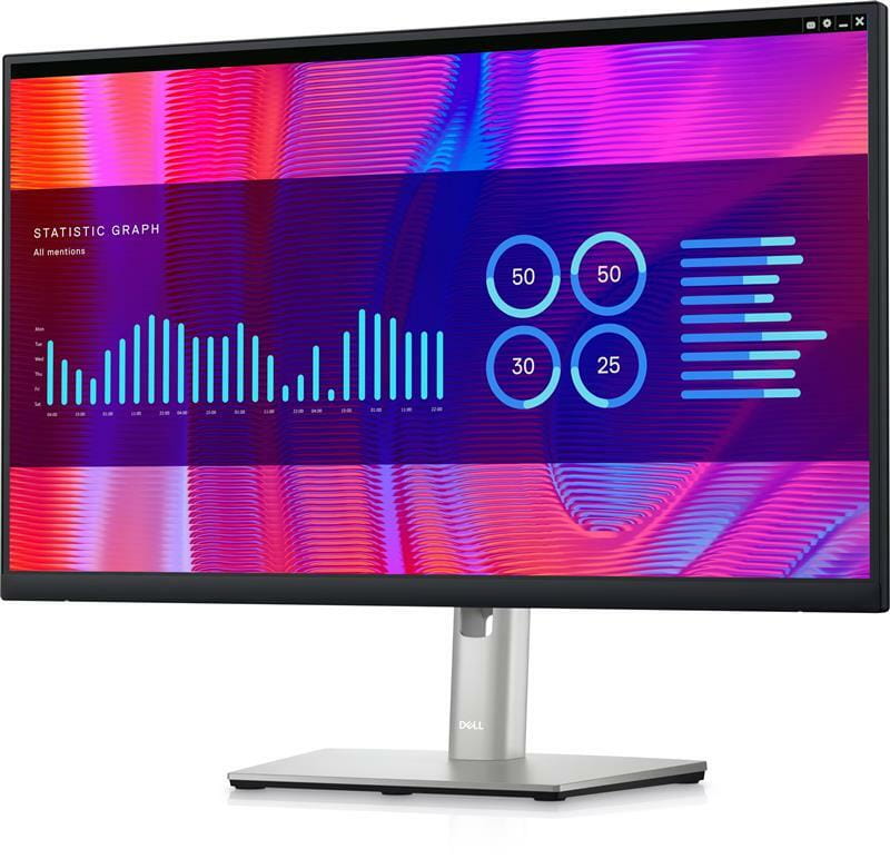Монитор Dell 23.8" P2423DE (210-BDDW) IPS Black