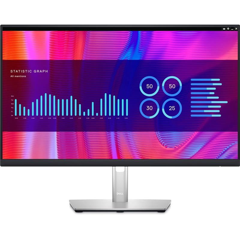 Монитор Dell 23.8" P2423DE (210-BDDW) IPS Black