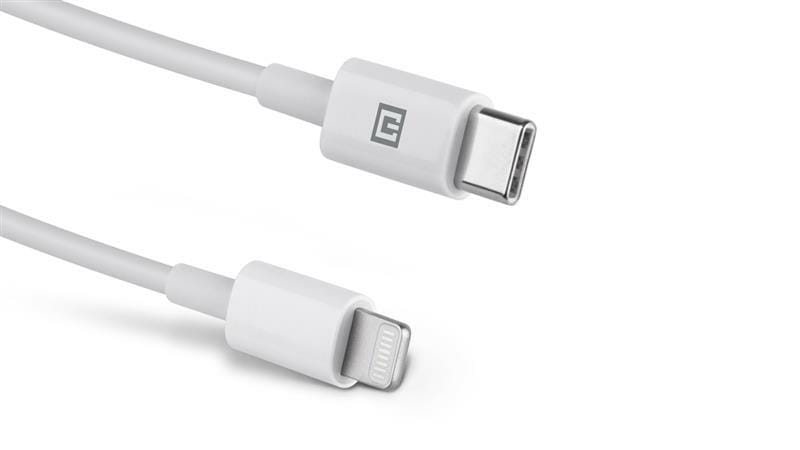 Кабель REAL-EL USB Type-C - Lightning (M/M), 2 м, White  (4743304104697)