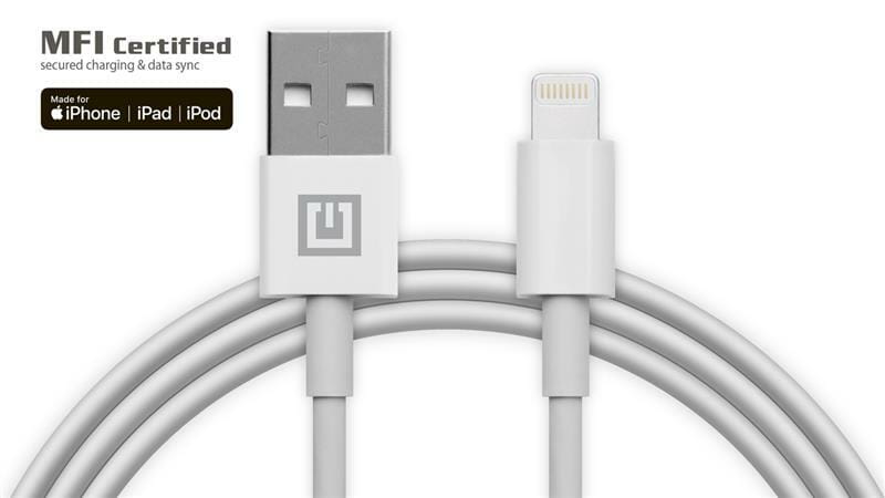 Кабель REAL-EL USB - Lightning (M/M), 1 м, White (4743304104666)