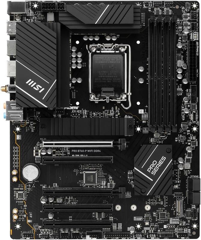 Материнская плата MSI Pro B760-P WiFi DDR4 Socket 1700