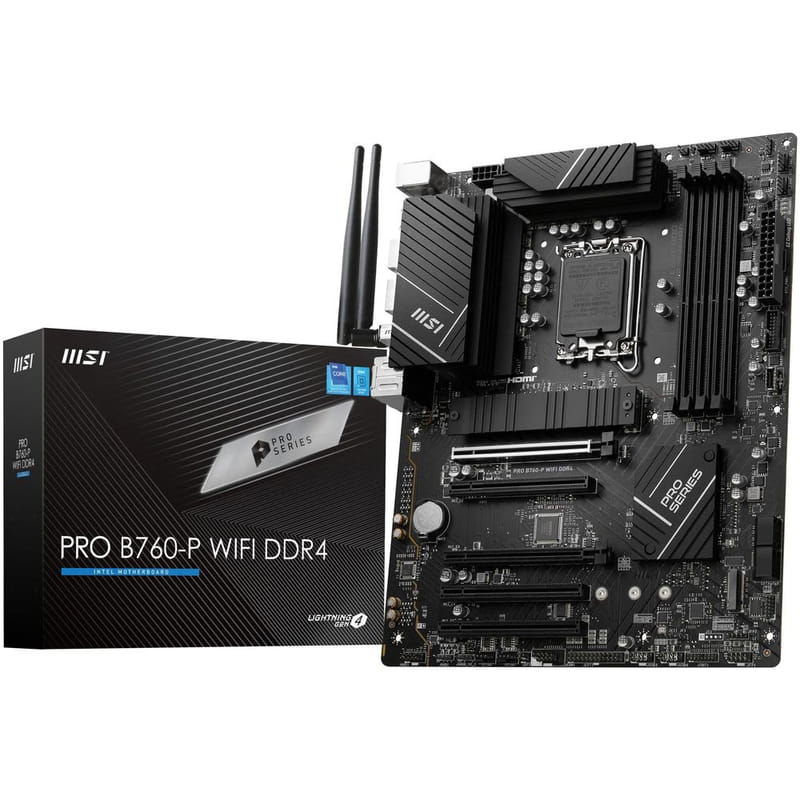 Материнська плата MSI Pro B760-P WiFi DDR4 Socket 1700