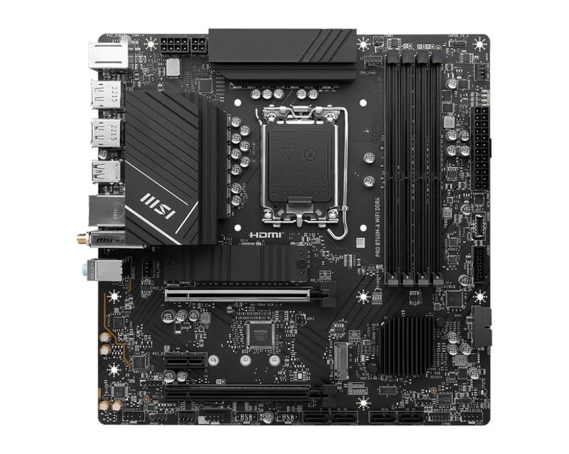 Материнская плата MSI Pro B760M-A WiFi DDR4 Socket 1700