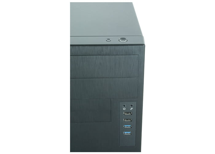 Корпус Chieftec Elox HO-11B-OP без БП, 2xUSB3.0, 2xUSB2.0, Black