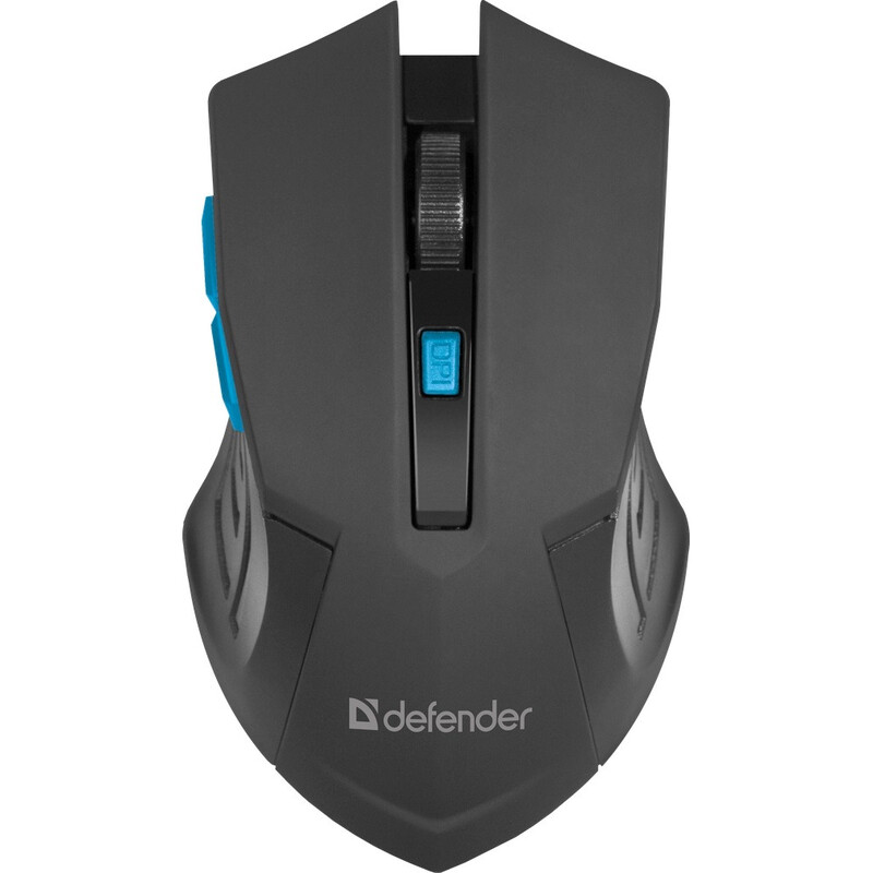 Миша бездротова Defender Accura MM-275 (52275) Black/Blue