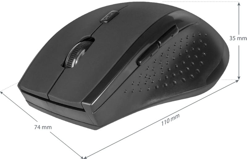 Миша бездротова Defender Accura MM-365 Black (52365)