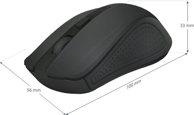 Миша бездротова Defender Accura MM-935 Black (52935)