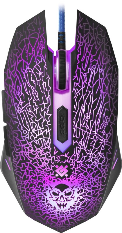 Миша Defender Shock GM-110L Black (52110)