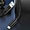 Фото - Кабель ColorWay USB - Lightning (M/M), 2.4 А, Zinc Alloy + Led, 1 м, Black (CW-CBUL035-BK) | click.ua
